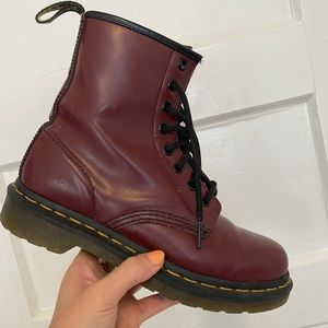 Red Dc. Marten boots